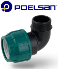 Poelsan 110x 4'' Kablin Erkek Dirsek