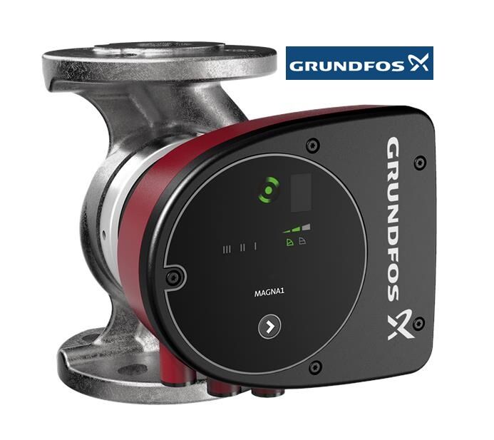Grundfos MAGNA1 40-60 F N 220mm DN40 PN10 Paslanmaz Çelik Gövdeli Flanşlı Tip Frekans Konvertörlü Sirkülasyon Pompası - 99221300