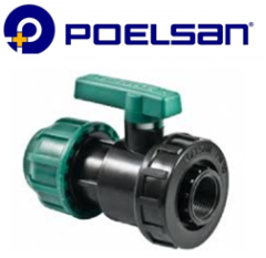 Poelsan 40x 1 1/4'' Kablin x Dişi Küresel vana