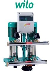 WİLO İNİTİAL, COE2-MSV 408 M, 2x3HP, 220V, DÜŞEY MİLLİ ÇİFT POMPALI HİDROFOR