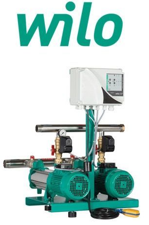 WİLO İNİTİAL, COE2-MSH 408T, 2x4HP, 380V, DÜŞEY MİLLİ ÇİFT POMPALI HİDROFOR - 14 KAT 29 DAİRE