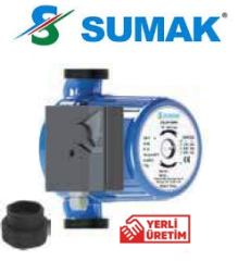 Sumak SSP3 25/8 220v 1 1/2'' Dişli Üç Hızlı Solar Sirkülasyon Pompası