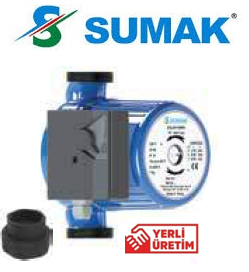 Sumak SSP3 25/6 220v 1 1/2'' Dişli Üç Hızlı Solar Sirkülasyon Pompası