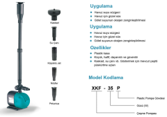 Leo XKF-55P  55W 220V  Süs Havuzu Pompası