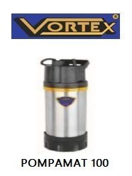 Vortex POMPAMAT 100     1.5 Hp 220V    Keson Kuyu Dalgıç Pompa (Akıllı Tip Tam Otomatik Elektronik Entegre Hidromatlı Dalgıç Pompa  (Depo ve Kuyu içi hidrofor)