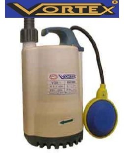 Vortex  VORX-2    0.5 Hp 220V   Plastik Gövdeli Drenaj Dalgıç Pompası (şamandıralı-içten soğutma ceketli-açık fanlı)