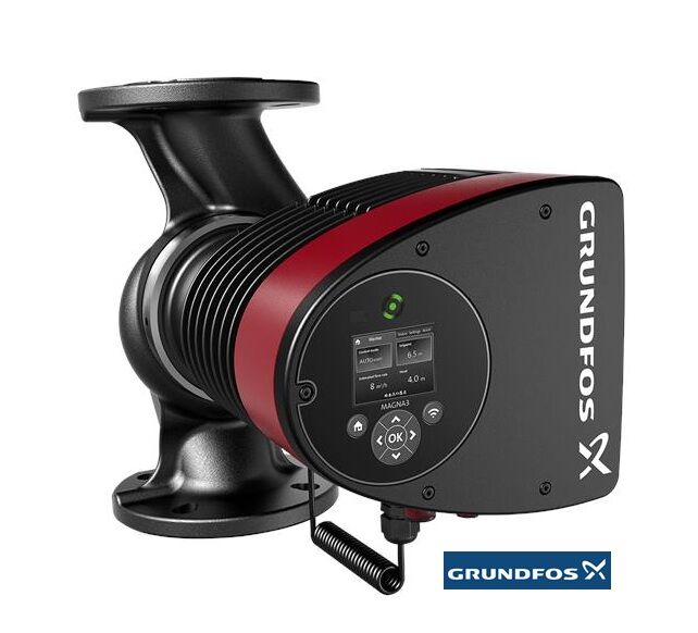Grundfos MAGNA3 100-100 F 450mm DN100 PN10 Döküm Gövdeli Flanşlı Tip Frekans Konvertörlü Sirkülasyon Pompası - 97924324