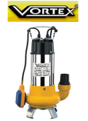 Vortex VX 150 T   1.5hp 380v  Pis Su Foseptik Açık Fanlı Dalgıç Pompa
