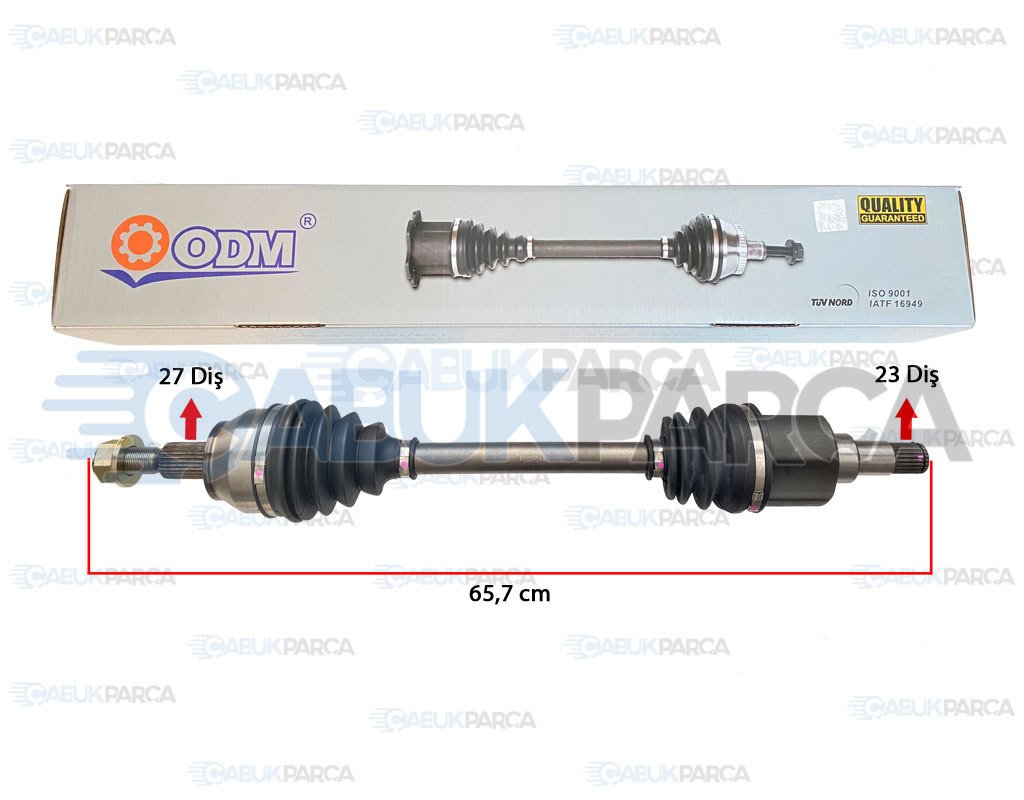 ÖN AKS KOMPLE SOL 5 VİTES 1.6 BENZ. FOCUS 12