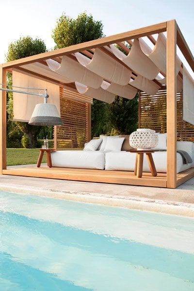 Repal Wooden Chaise Lounge