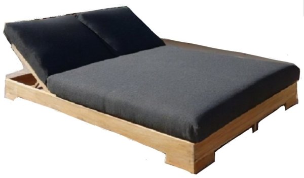 Sunshine Wooden Chaise Lounge
