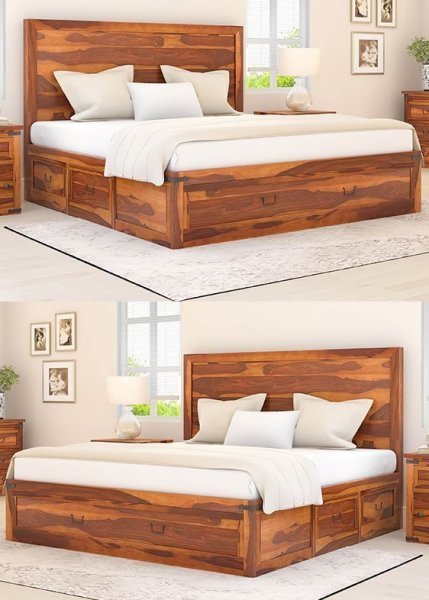Casandra Wooden Bed