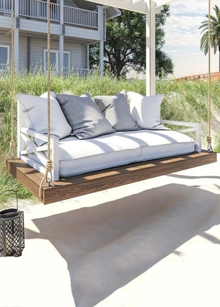 Petals Wooden Swing