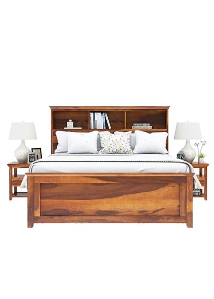 Diamond Wooden Bed