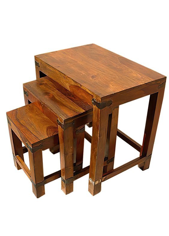 Stampi Wooden Nesting Coffee Table