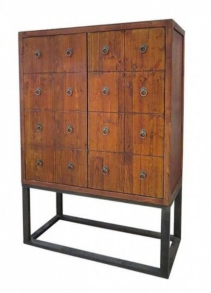 Retro Wooden Wardrobe