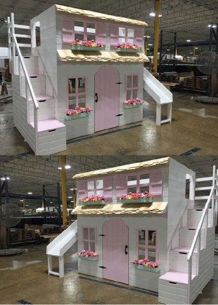 Pink Home Children's Bed