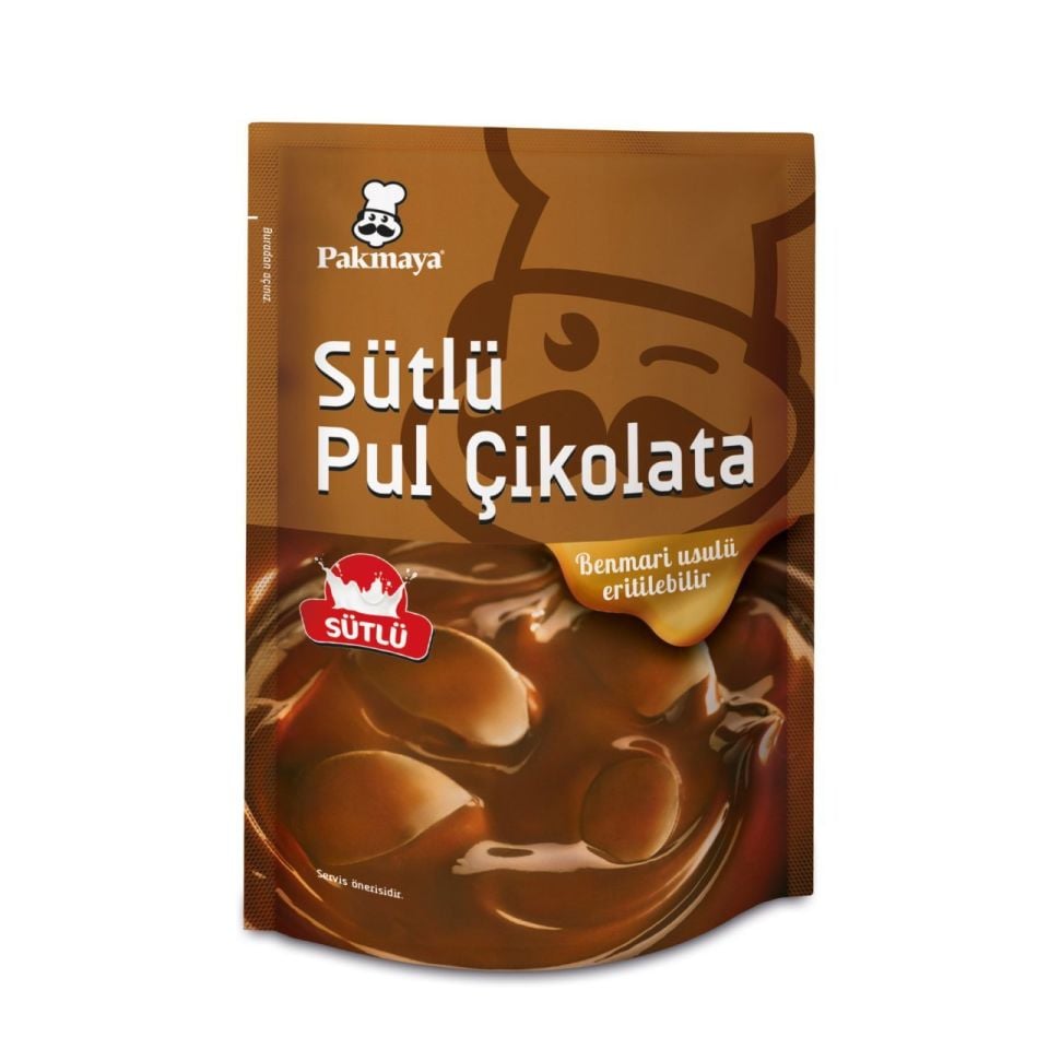 Pakmaya Çikolata Pul Sütlü 100 gr