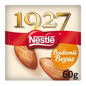 NESTLE 1927 ÇİKOLATA BADEMLİ BEYAZ 60 GR