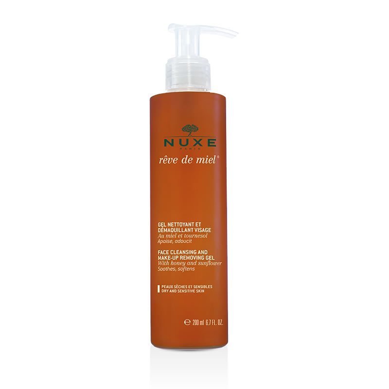 Nuxe Reve de Miel Face Cleansing and Make-up Removing Gel 200 ml.