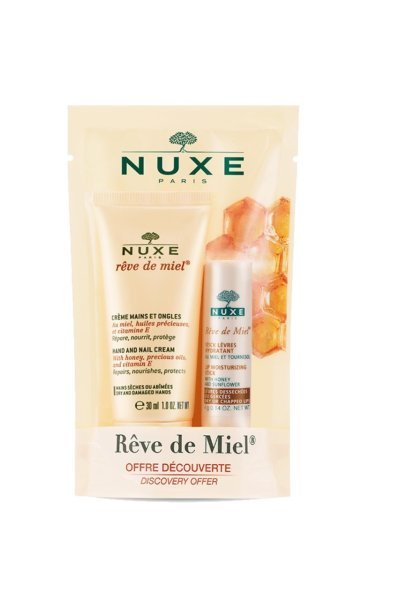 Nuxe Reve de Miel Lip Moisturizing Stick and Hand Cream Set