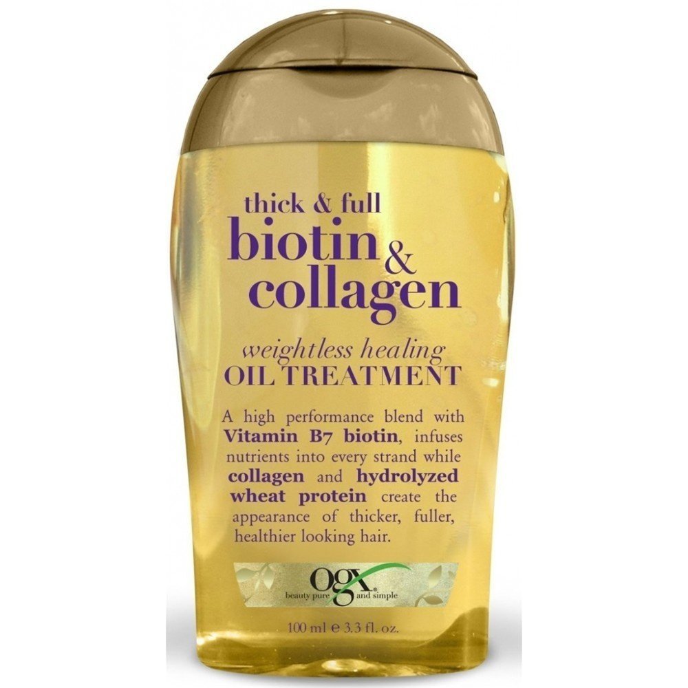 Organix Thick & Full Biotin & Collagen Weightless Healing Oil Treatment 100 ml.