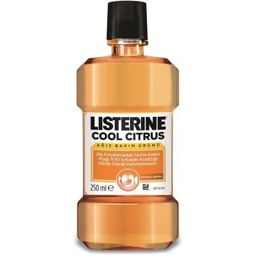 Listerine Mouthwash Cool Citrus Portakal Aromalı Gargara 250ml.