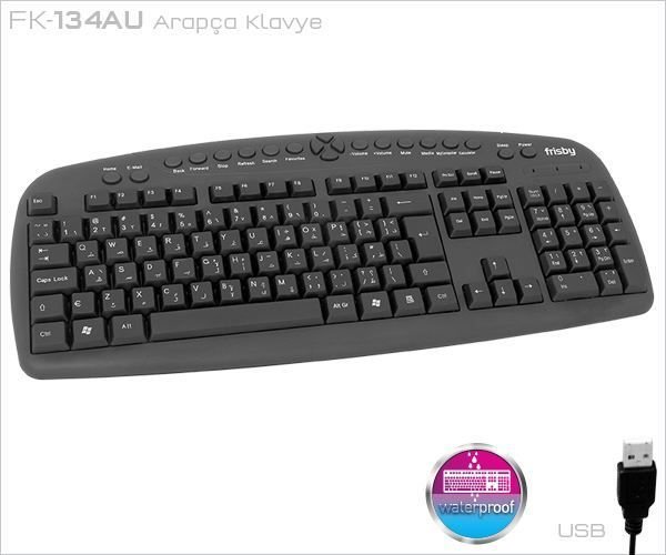 FK-134AU Kablolu Arapça USB MM Klavye