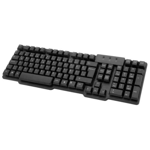 FK-402QU FK-402QU Çelik Gövde USB Klavye