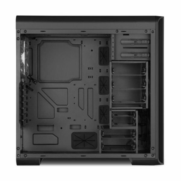 BW9000-W-BLACK Pencereli Powersız 2xFanlı 2xUSB2.0 2xUSB3.0 ATX Siyah Kasa