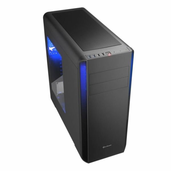 BW9000-W-BLACK Pencereli Powersız 2xFanlı 2xUSB2.0 2xUSB3.0 ATX Siyah Kasa
