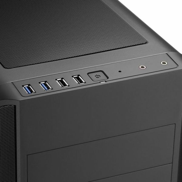 BW9000-W-BLACK Pencereli Powersız 2xFanlı 2xUSB2.0 2xUSB3.0 ATX Siyah Kasa