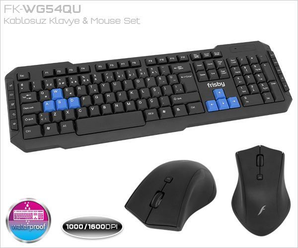 FK-WG54QU Kablosuz Klavye,Mouse Set