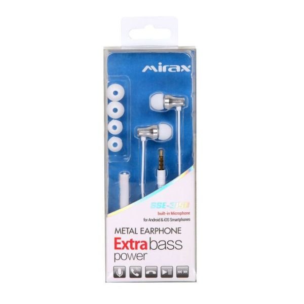 SSE-3150-B Extra Bass Mikrofonlu Beyaz Kulaklık