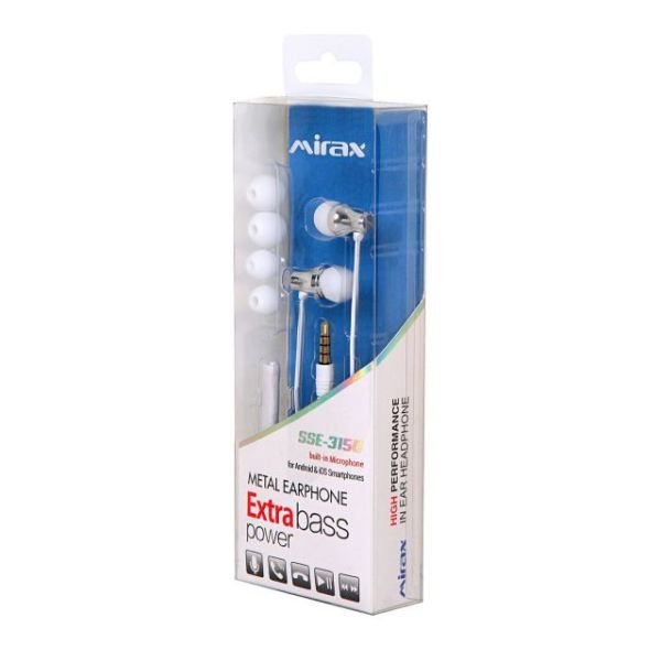 SSE-3150-B Extra Bass Mikrofonlu Beyaz Kulaklık