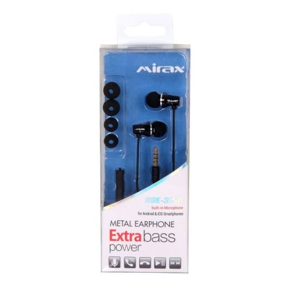SSE-3150-S Extra Bass Mikrofonlu Siyah Kulaklık