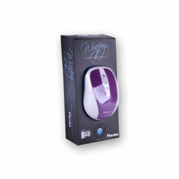 FLX-909WM Kablosuz,USB Nano Alıcılı,2.4GHz,1600dpi Optik Mouse,Mor