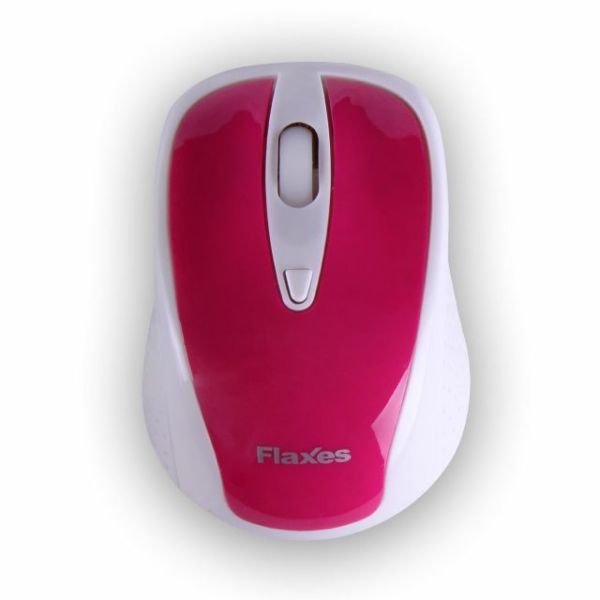 FLX-909WP Kablosuz,USB Nano Alıcılı,2.4GHz,1600dpi Optik Mouse,Pembe