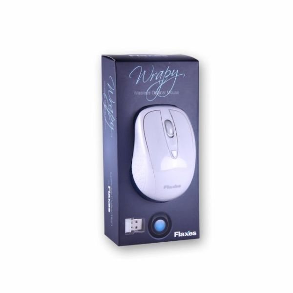 FLX-909WSB Kablosuz,USB Nano Alıcılı,2.4GHz,1600dpi Optik Mouse,Beyaz