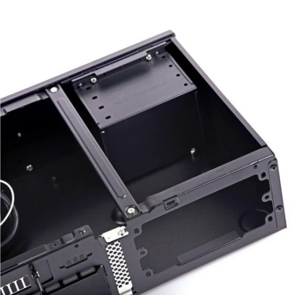 SST-ML05B Milo Serisi 2xUSB3.0 Slim HTPC Siyah Micro ATX Kasa