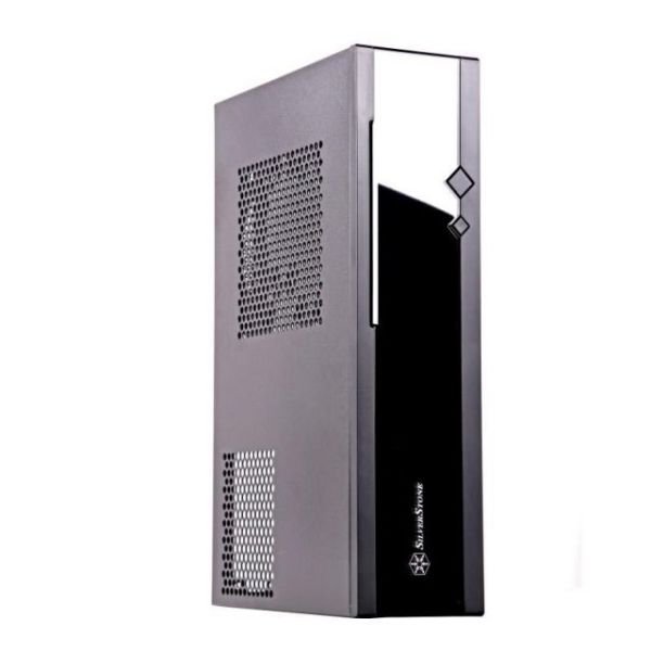 SST-ML05B Milo Serisi 2xUSB3.0 Slim HTPC Siyah Micro ATX Kasa