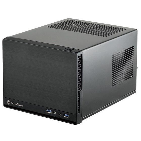 SST-SG13B-Q Penceresiz Mini ITX Powersız Siyah Kasa