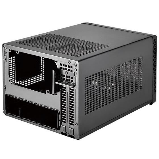 SST-SG13B-Q Penceresiz Mini ITX Powersız Siyah Kasa