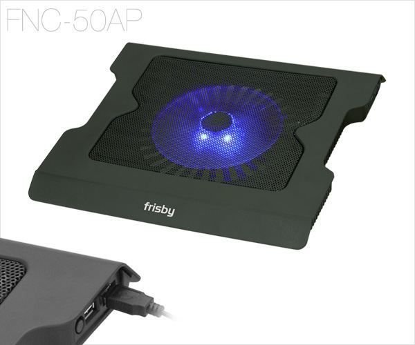 FNC-50AP 20cm LED Fanlı 2 USB HUB’lı 10''-17'' Notebook Stand ve Soğutucu