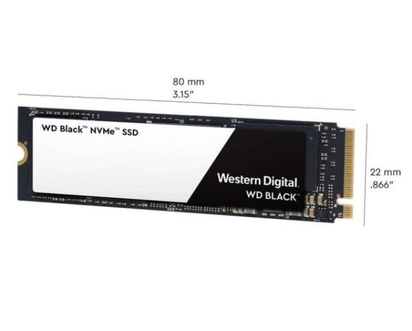 WDS250G2X0C 250GB WD Black PCIE 3000/1600 Flash SSD
