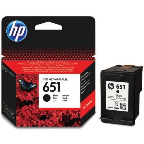 C2P10A No 651 Siyah Kartuş 600 Sayfa