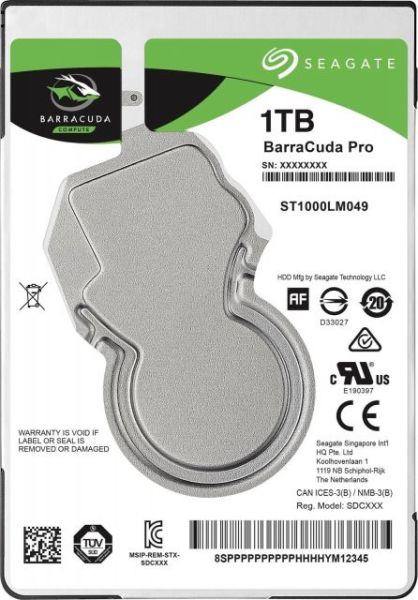 ST1000LM049 1TB 2.5''7200RPM Sata3 128MB Barracuda Dahili HardDisk