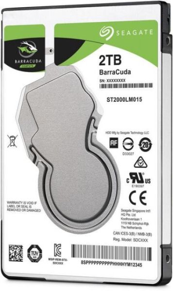 ST2000LM015 2TB 2.5'' 5400RPM Sata3 128MB Barracuda Dahili HardDisk