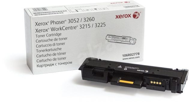 106R02778 Phaser 3052/3260/WC 3215/3225 Siyah 3000 Sayfa Lazer Toner