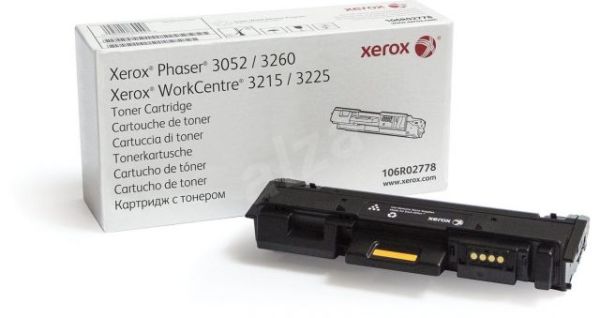 106R02778 Phaser 3052/3260/WC 3215/3225 Siyah 3000 Sayfa Lazer Toner